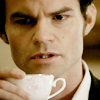 negotiates: (omg tea drinking)