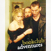 fish_echo: rose and the nineth doctor with the text bookclub adventure (Fandom-DW-bookclubadventures (rose+9))