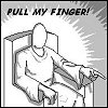 eriktrips: God pointing saying "pull my finger!" (pullGodsFinger)