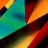 facetofcathy: multicoloured faceted shapes (Prism)