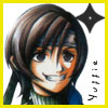 tyger: FFVII!Yuffie, grinning.  Text: Yuffie (Yuffie - :D)