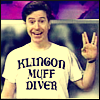 soupytwist: Colbert being a fan of both Klingons and muff diving (le colbert report)