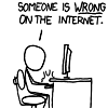 sofiaviolet: xkcd: stick figure in front of a computer with text: Someone is wrong on the internet. (wrong on the internet)