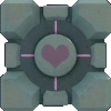 solipsistnation: (Weighted Companion Cube)