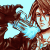 socialdisaster: Dissidia artwork of Squall with his gunblade over his shoulder (lion heart)