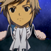 broji: (stand in the rain)