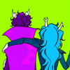 allisnotlost: With; Vriska (Like the rain of what I feel right now)