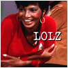 anotherveronica: Uhura from ST:TOS with text reading "LOLZ" (st: uhura lolz at you)