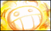 ext_96962: A crude scrawl of a grinning, blazing sun. (hier kommt die sonne)