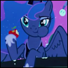 nethilia: (luna has a delicious apple)