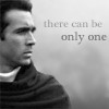 em_kellesvig: Duncan MacLeod in profile. Text: There can be only one. (HLDMOnlyOne)