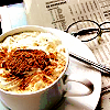 kabal42: A cup of coffee or cocoa w. whipped cream (Food/Drink - Coffee/tea w. whipped cream)