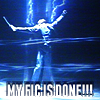 rhi: Connor just won the battle with the Kurgan; text reads "My fic is done!" (my fic is done)