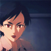 sangreine: ready :: glowing eyes :: serious (ready to strike)