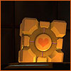 red_eft: A weighted companion cube from Portal, uplit. (will never threaten to stab you)