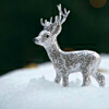 falling_snow: (Snowy Deer)