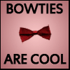 liviapenn: a little red bowtie rotating in space (who: BOWTIES ARE COOL)