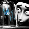 forgotten_vows: picture of Victor looking at a blue butterfly in a bell jar (I keep them in a jar)