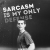 unightfog: (TW - Stiles "sarcasm is my only defence")