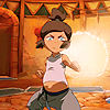 anatural: Baby Korra gets ready to bend (Curse: Baby bending)