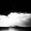 auburn: distant atlantis b&w silhouette and clouds (B&W Atlantis)