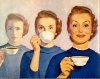 the_shoshanna: before, during, and after drinking coffee. (bean me up)