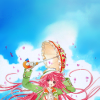 clamp_threads: A young woman leaping for joy. (Kobato)