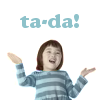 the_shoshanna: pleased-as-punch little girl: "Ta-da!" (ta-da!)