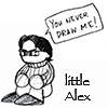 litalex: A cartoon version of me, drawn by my sister (me)