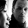 elementary_mydear: black and white; Sherlock staring at Joan (pic#5240833)