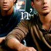 clex_monkie89: Close-cropped picture of Sam and Dean Winchester sitting far closer than normal people. (What Personal Bubble? - SPN - BOYS, What's a personal bubble? - BOYS)
