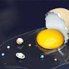 electra: the solar system spills out of a cracked egg (universe's shell)
