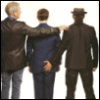 msilverstar: Hobbit movie PR photo of Ian, Martin and Andy with hand on Martin's arse (fanservice)
