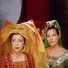 gavagai: Jadzia Dax and Kira Nerys from DS9, in medieval dress (kira/dax/hats ot3)