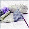 annotated_em: Photo: yarn, knitting needle, and knitting. (knitting - hesadevil)