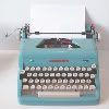 trouble: A typewriter (typewriter)