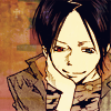 annotated_em: Mukuro (Katekyo Hitman Reborn), chin on hands, listening. (Mukuro: sit down this'll take a while)