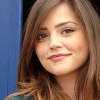 ashpags: Close-up of Jenna Louise Coleman standing in front of the TARDIS. (jenna louise coleman)