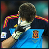 annotated_em: Iker Casillas with his hand on his face (facepalm)