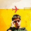 lou: john sheppard, sunglasses and a plane above (SGA flyboy)
