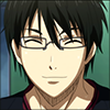 annotated_em: Screencap from KnB: Imayoshi smiling. (Imayoshi - cheerfully evil)