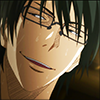 annotated_em: Screencap from KnB: Imayoshi looking satisfied. (Imayoshi - all according to plan)