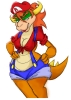 biznizzonpeyote: A female Bower in Mario's clothes... What? (pic#544271)