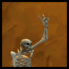 clappamungus: (Headbangin' skeleton)
