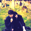 motownjunk: Richey & Nicky in cemetary (Manic Street Preachers)
