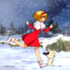 lyricaltokarev: Punie and Paya-tan running joyfully through snow (filled with tanks and corpses) (winter wonderland)