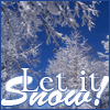kristensk: snow-covered trees (Let It Snow)