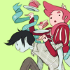 actionreaction: art by <user name=natazilla site=tumblr.com> ([adventure time] marshall lee x gumball)