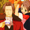 frilliance: ((Kay) Watch it or you'll spill my tea)