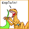 amaresu: Dinosaur comics panel 'Explain!' (dino-explain)